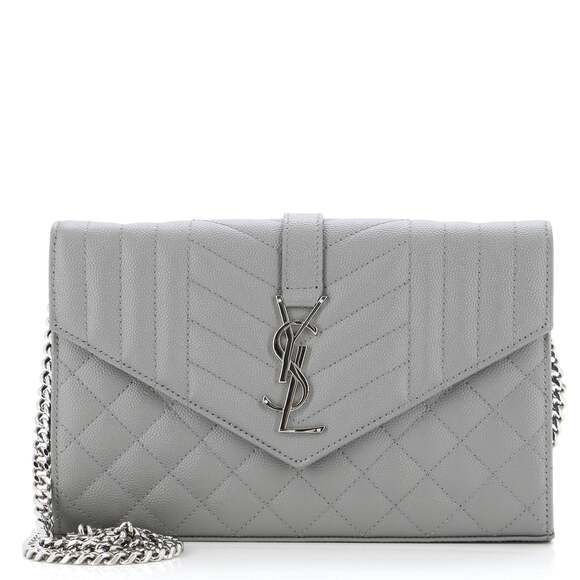 Saint Laurent Classic Chain Wallet #138005S12B - Picture 1 of 8